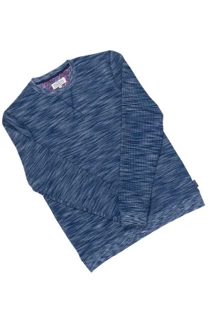 7 Downie St. - Raffino Cotton Blend Crewneck Blue