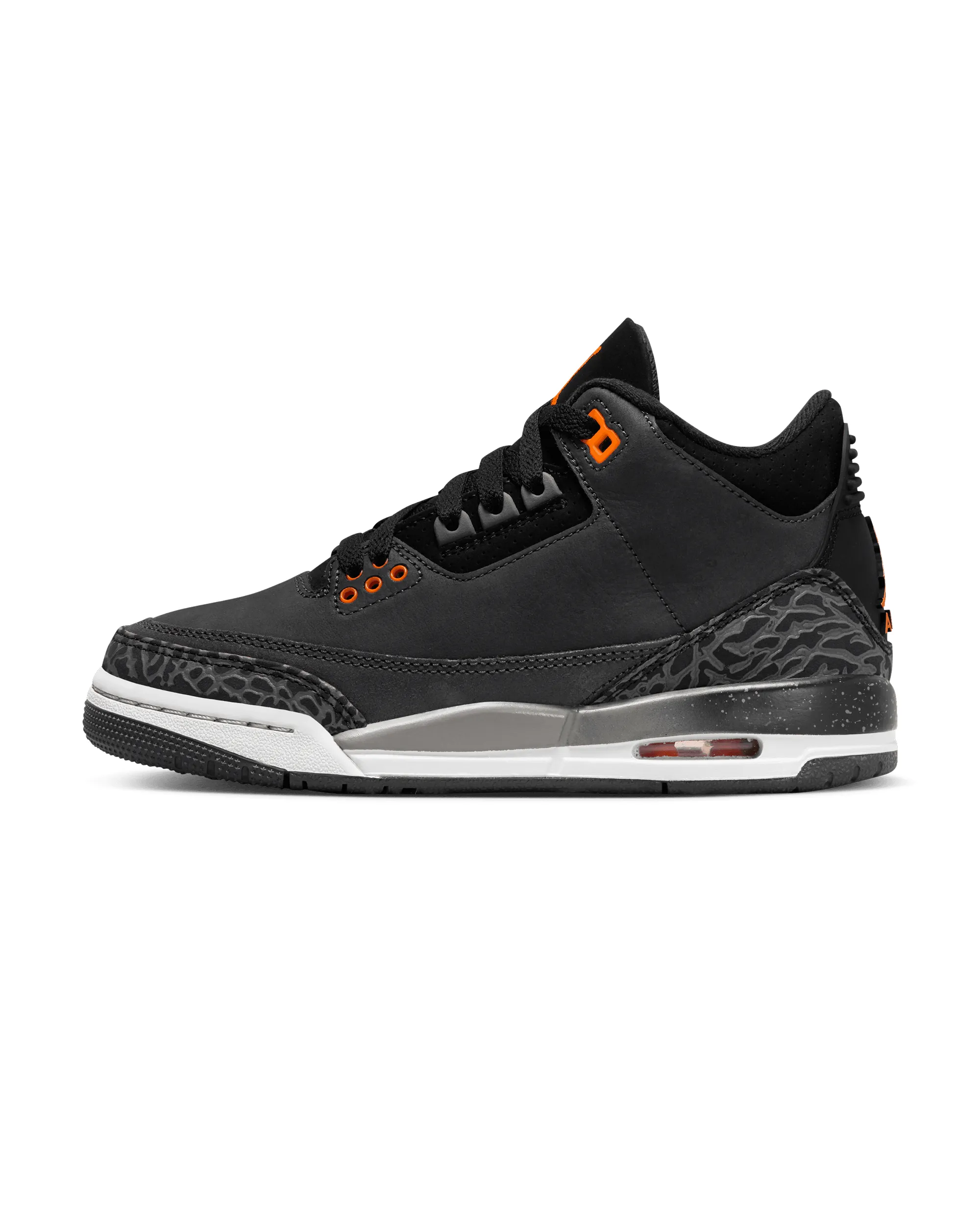 Air Jordan 3 Retro (Gs) - Night Stadium / Total Orange-Black