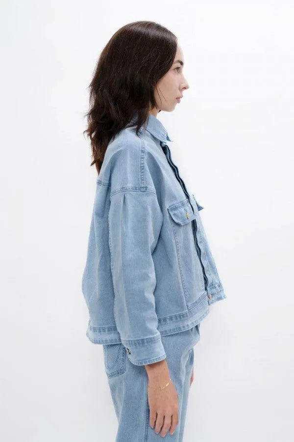 Arizona - Sustainable Denim Jacket - Sky