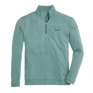 Cashiers Town Script Flow 1/4 Zip Pullover - Jasper