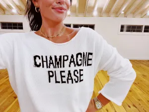 Champagne Please Lightweight Sweater - Ivory