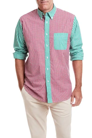 Chase Shirt Gingham Holiday Panel