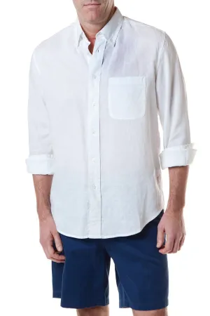 Chase Shirt White Linen