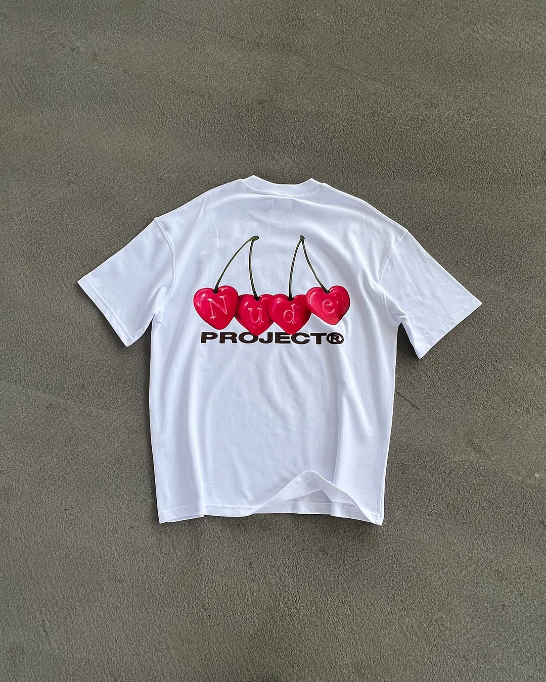 CHERRY TEE WHITE