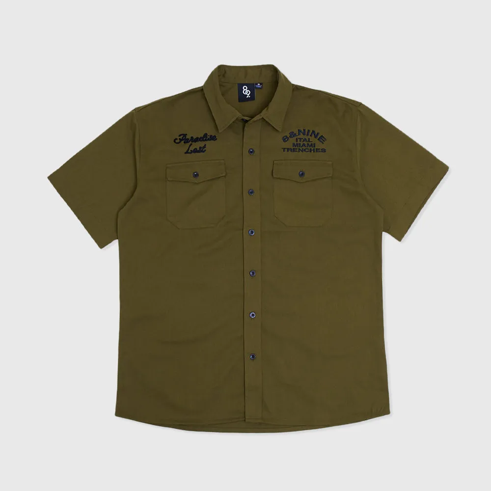 Chop Em' Work Shirt Olive