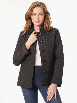 Five-Button Quilted Jacket