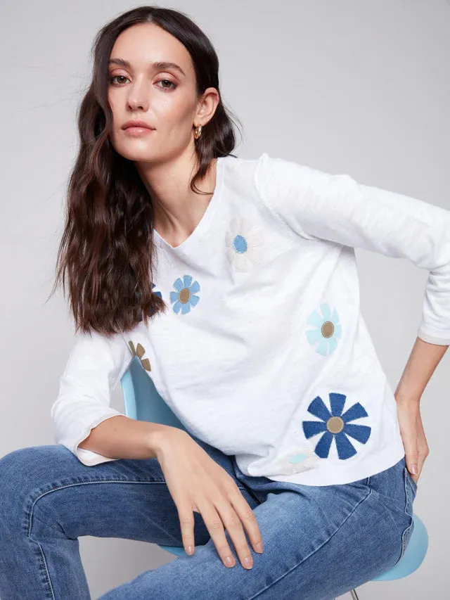 FLOWER PATCH SWEATER