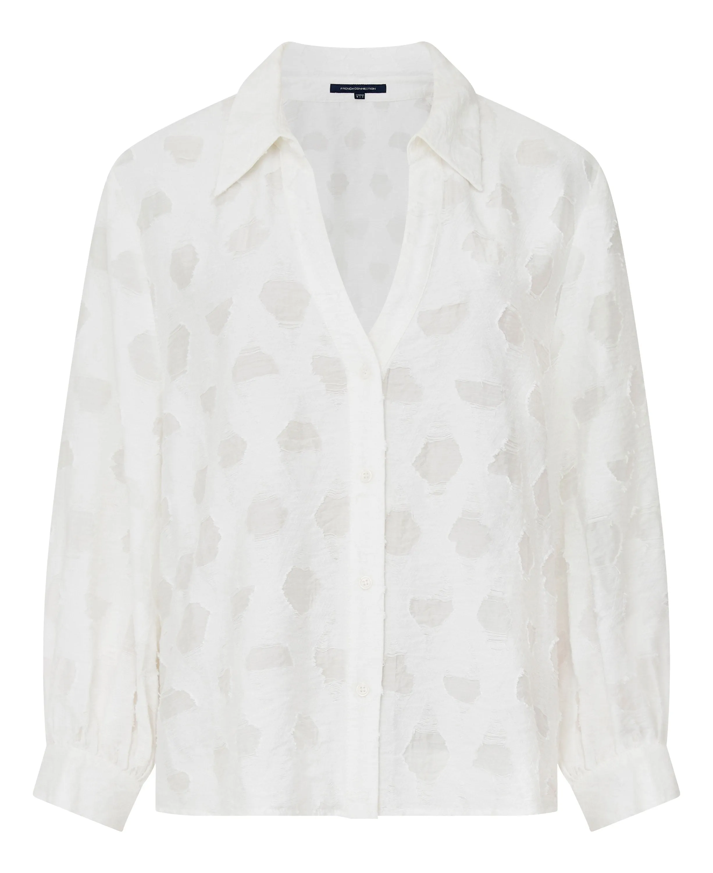 Freya Jacquard Shirt - Summer White