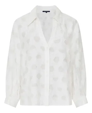 Freya Jacquard Shirt - Summer White