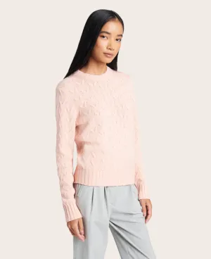 GENTLE SOULS - Site Exclusive! Cable-Knit Cashmere Sweater