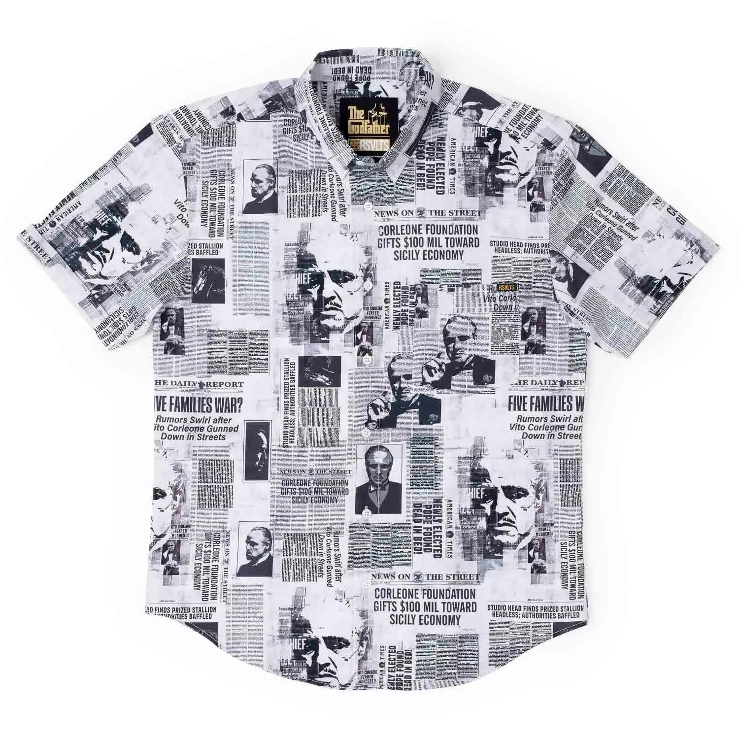 Men's RSVLTS | The Godfather "Headlines" | White