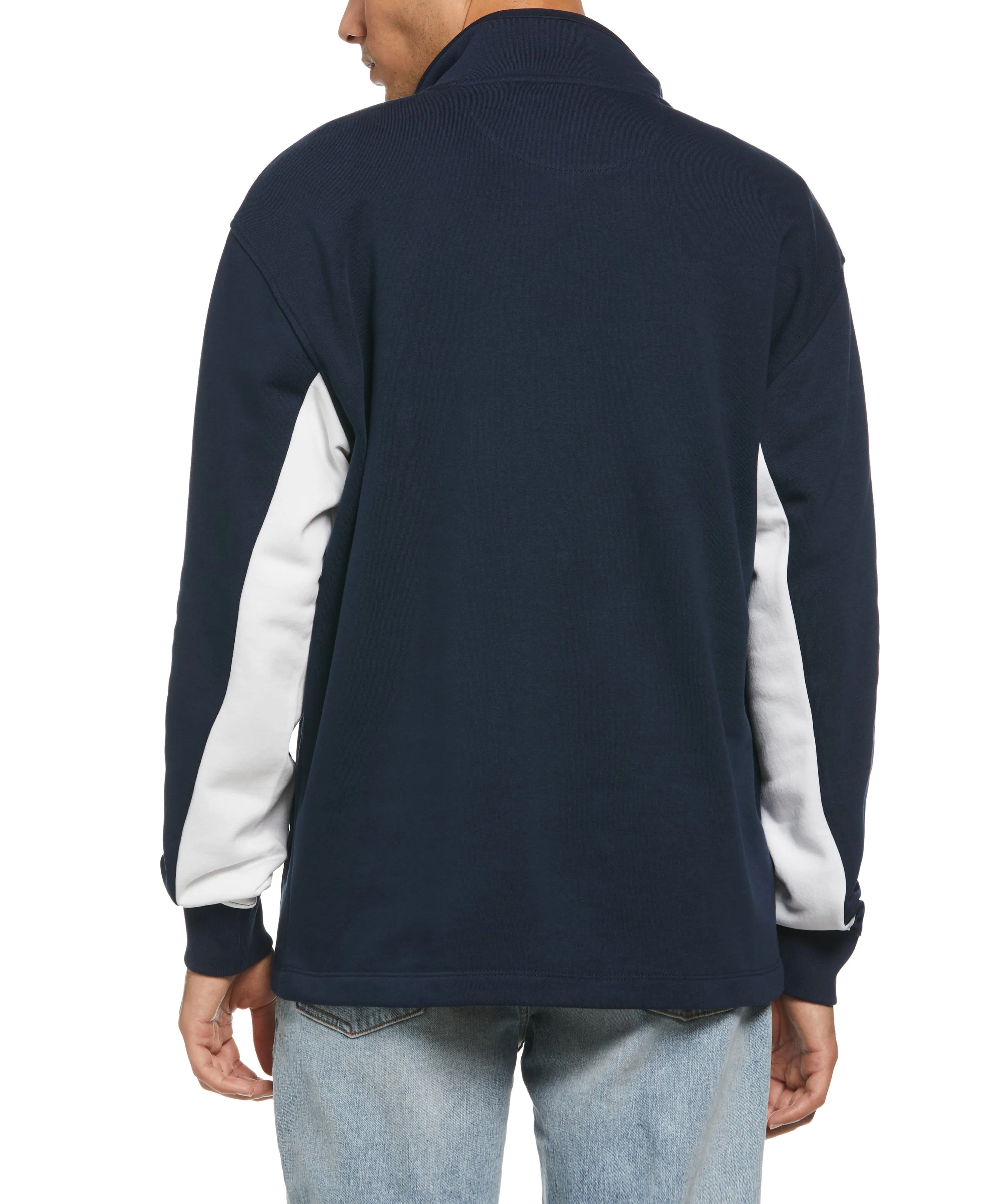 Mock Neck Fleece Pullover