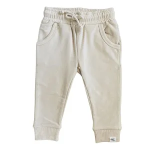 Organic Joggers - Milk Weed