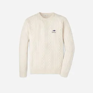 Peter Millar Keeneland Men's Crescent Ridge Cable Crewneck