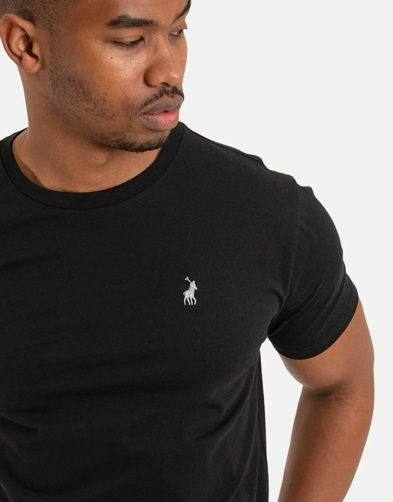 Polo Crew Neck Black T-Shirt