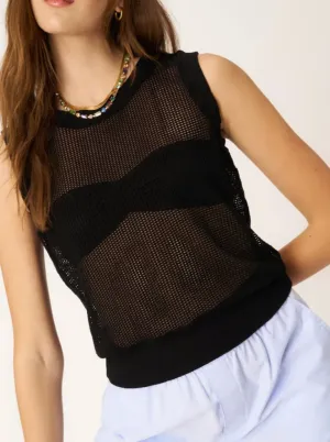 Project Social Be Real Sweater Mesh Tank