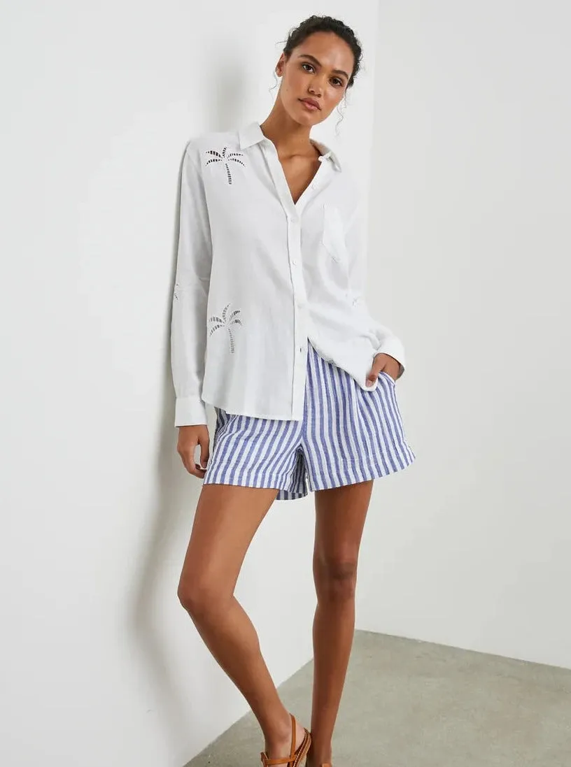 Rails Charli White Palm Shirt