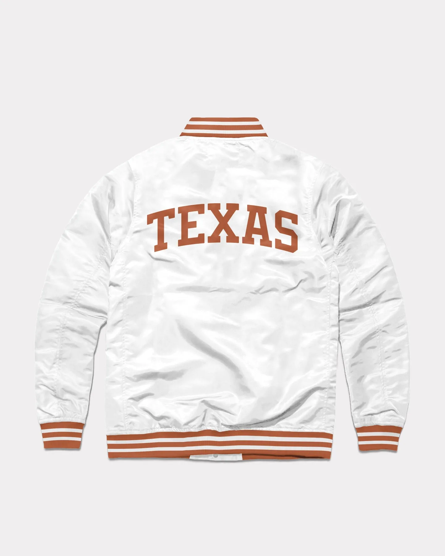 Texas Longhorns White Varsity Jacket