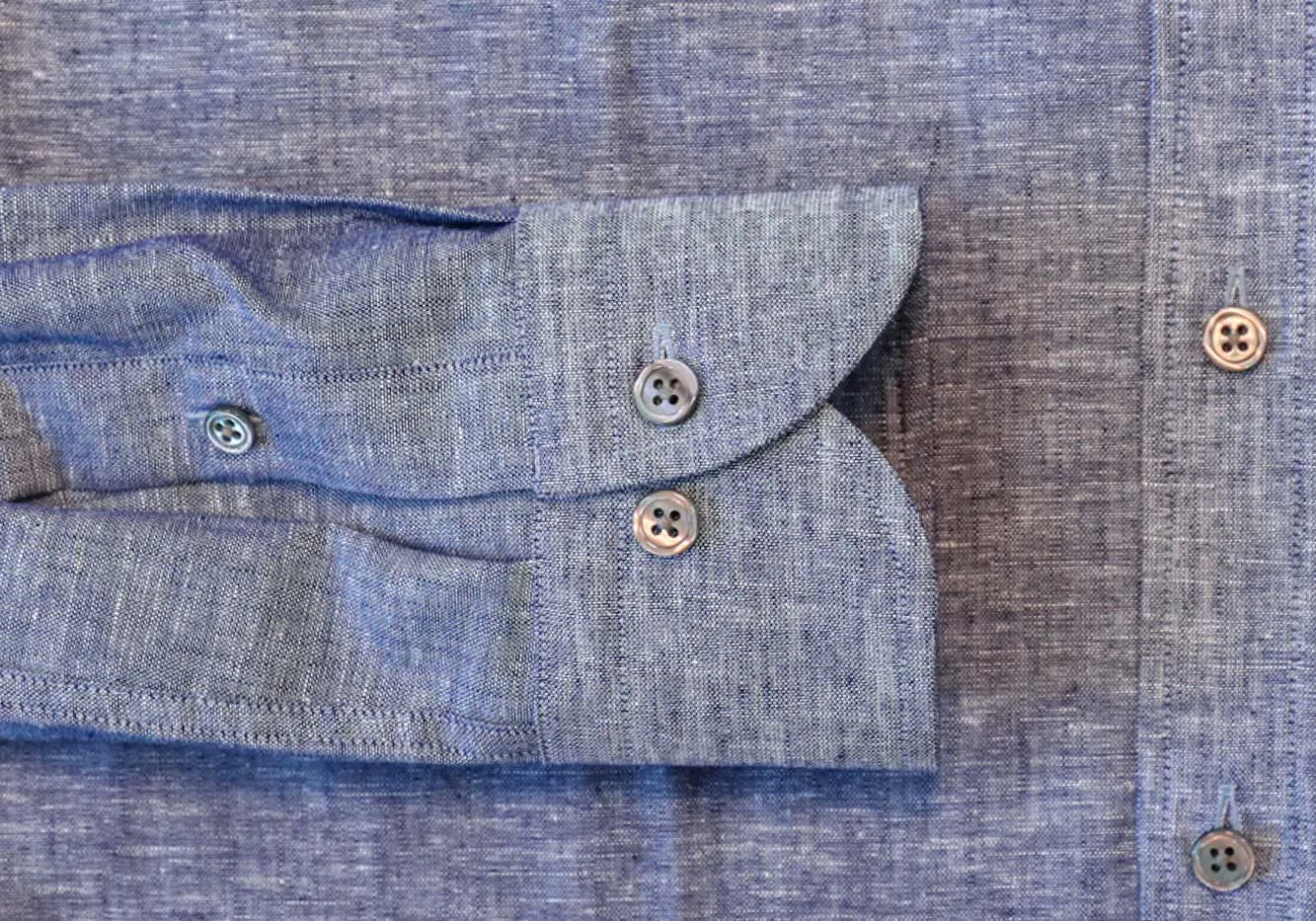 The Navy Barton Chambray Dress Shirt