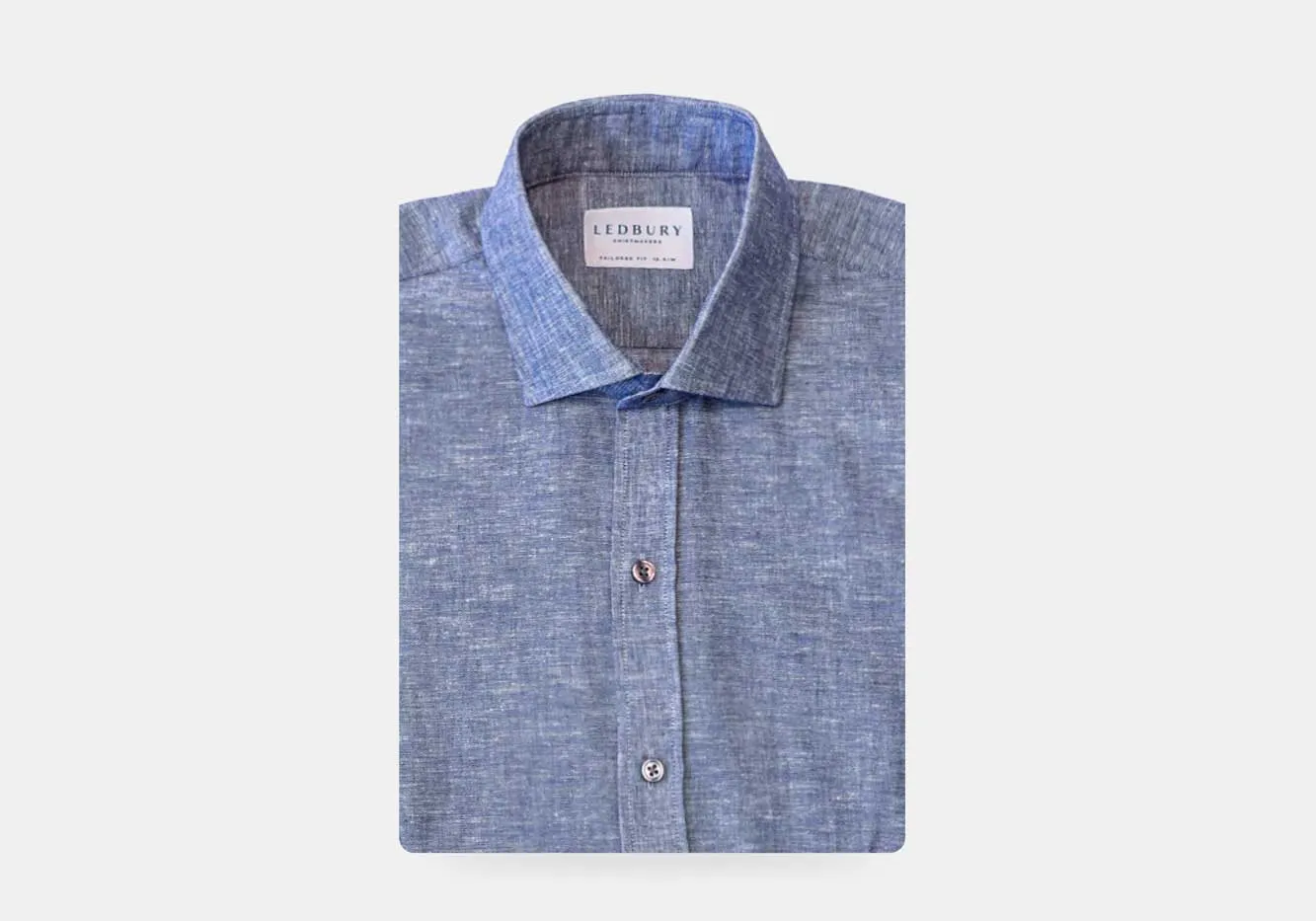 The Navy Barton Chambray Dress Shirt