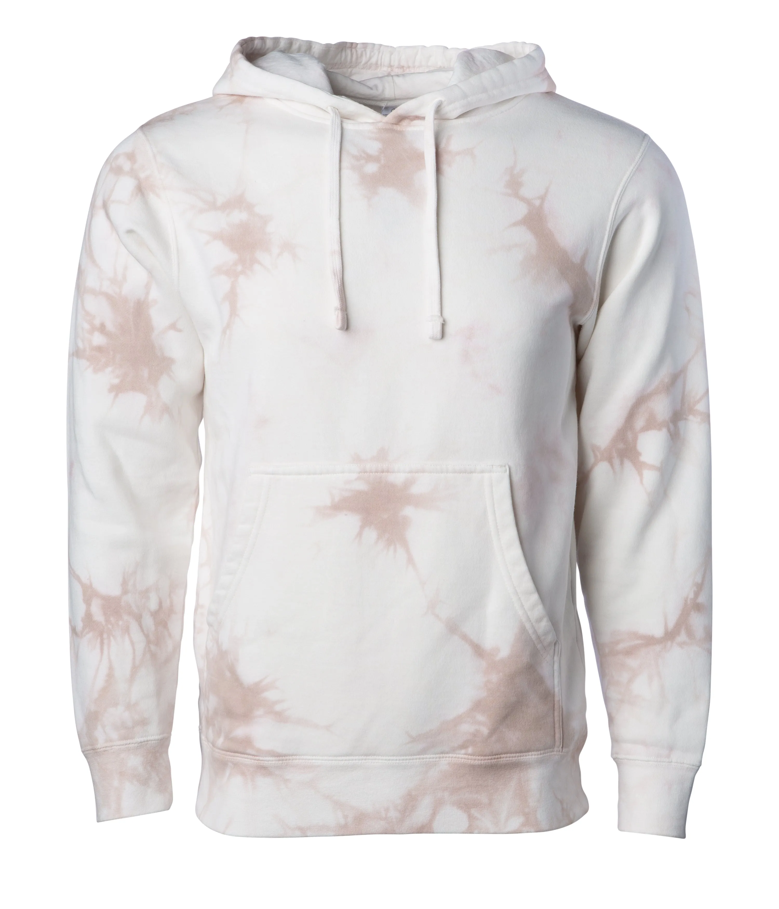 Unisex Midweight Tie Dye Hooded Pullover