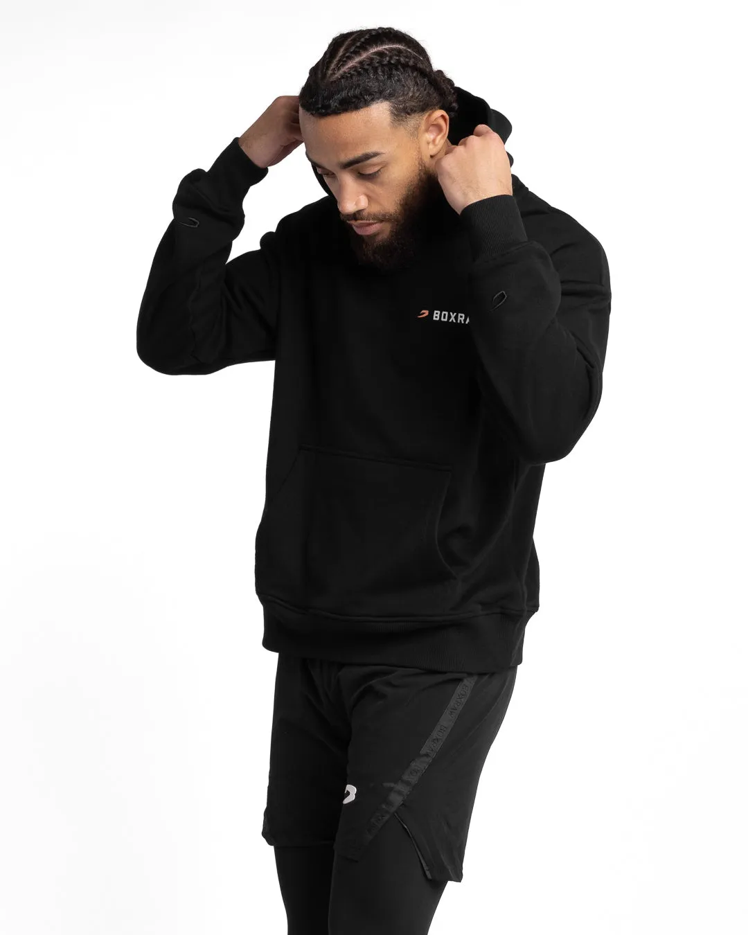 We Don't Play Boxing Oversized Hoodie - Black