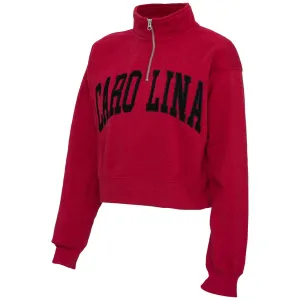 Carolina Cropped 1/4 Zip Sweatshirt